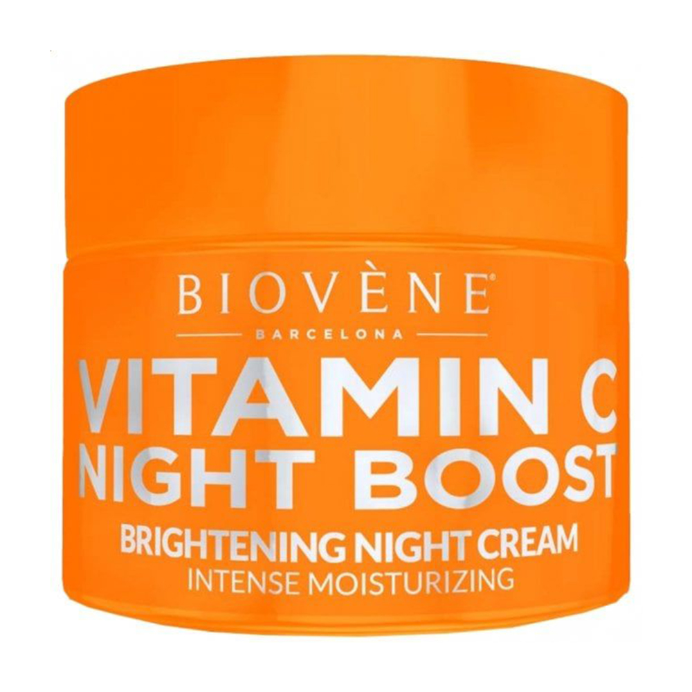 Антивіковий освітлювальний нічний крем для обличчя Biovene Vitamin C Night Boost Anti-Age Brightening Night Cream, 50 мл