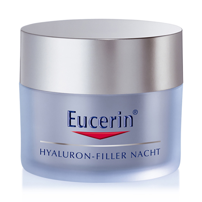 Нічний крем для обличчя Eucerin Hyaluron Filler проти зморщок, для всіх типів шкіри, 50 мл